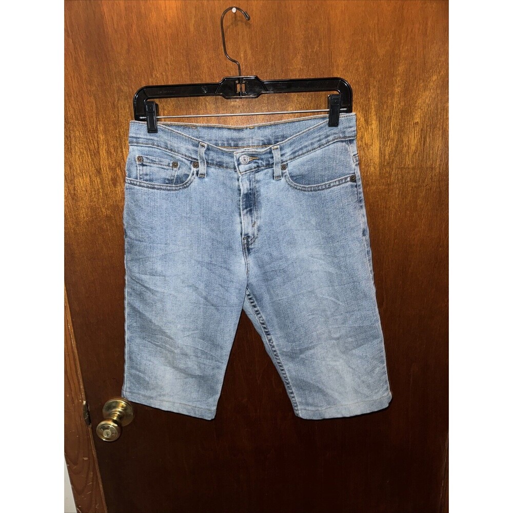 Levi’s Women’s 505 Lower Rise Straight Leg Denim Jorts Jean Shorts Size 6